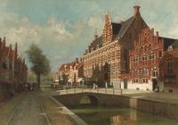 View on the Turfmarkt with Chancellery Leeuwarden - afbeelding 1