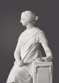 A pair of biscuit porcelain figures, Justice and Peace by Dihl et Guérhard, Paris - image 4