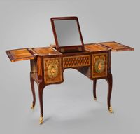 A rare Dutch poudreuse with stunning marquetry - image 2