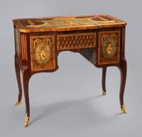 A rare Dutch poudreuse with stunning marquetry - image 1