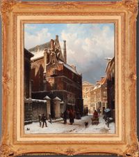 The Nieuwezijdskapel with the snow-covered Wijde Capelsteeg, the Burgerweeshuis in the distance - image 2