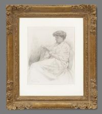Théo van Rysselberghe (1862-1926) – Laure Flé Lisant - image 2
