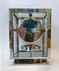 A fine model Atmos clock, chrome no 4335, by Jean Leon Reutter, circa 1930. - image 5