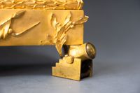 Sculptuur pendule, de glorie van Napoleon te paard, de Capitulatie van Ulm,  Louis Philippe ca. 1850. - afbeelding 3