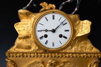 Sculptuur pendule, de glorie van Napoleon te paard, de Capitulatie van Ulm,  Louis Philippe ca. 1850. - afbeelding 2