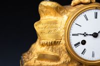 Sculptuur pendule, de glorie van Napoleon te paard, de Capitulatie van Ulm,  Louis Philippe ca. 1850. - afbeelding 4