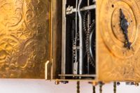 Een uniek miniatuur renaissance wandklokje, Zuid Duits, ca. 1600. - afbeelding 3