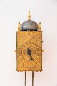 Een uniek miniatuur renaissance wandklokje, Zuid Duits, ca. 1600. - afbeelding 8