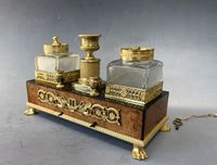 Empire inktstel met speelwerk, circa 1820. - afbeelding 4