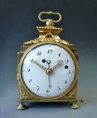 A Louis XVI pendule d'officier, a Swiss travelling clock made around 1780-90. - image 7