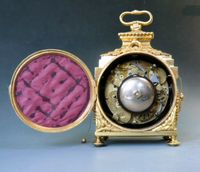A Louis XVI pendule d'officier, a Swiss travelling clock made around 1780-90. - image 4