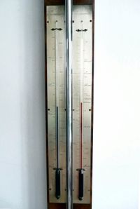 French Stick Barometer circa 1830 signed Vincent CHEVALIER ainé, Paris. - image 4