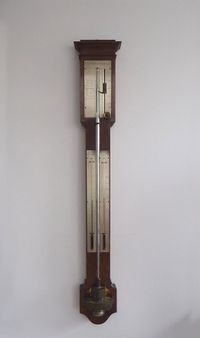 French Stick Barometer circa 1830 signed Vincent CHEVALIER ainé, Paris. - image 5