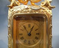 Exclusive gilt bronze portable coach clock, by Lawson & Son, Paris, France circa 1890. - image 3
