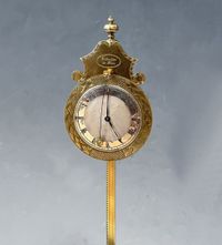 Elegant miniature ‘Zappler’ rackclock made by ‘Osthalder in Wien’ circa 1840 - image 5