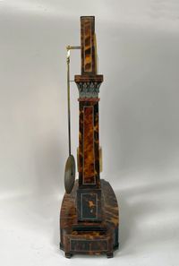 Viennese regulator, 'Mayer & Marenzeller in Wien', no 104, duration 1 month, tortoiseshell case,  ca. 1830-40. - image 3