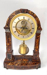Viennese regulator, 'Mayer & Marenzeller in Wien', no 104, duration 1 month, tortoiseshell case,  ca. 1830-40. - image 1