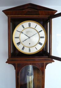 Elegant regulator - laterndluhr by ‘Ph.Happacher in Wien’, 1 month, mahogany, ca. 1820. - image 3