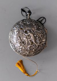 Coach Watch, also known as a Clockwatch, c. 1780. Signed Melly à Paris. - image 3
