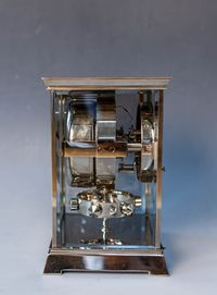 Reutter Atmos, white enamel dial, c. 1930. Movement numbered: 1090. - image 5