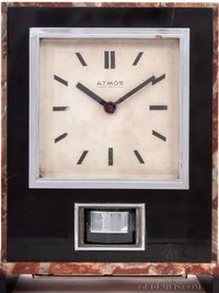 A French Art Deco marble Reutter patent atmos clock, circa 1932 - image 6