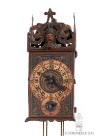 An early South German polychrome automaton wall clock, circa 1590. - image 2