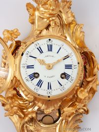 A fine French Louis XV ormolu cartel wall clock, Décle A Paris, 1754 - image 5