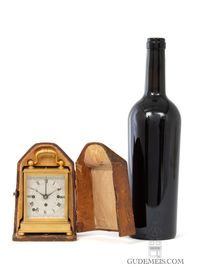 A small Austrian grande sonnerie travel clock, circa 1850. - image 2