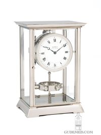 A French Art Deco nickel plated Reutter patent atmos clock, circa 1933 - image 1