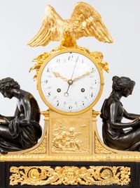 A large French Louis XVI mantel clock study and philosophy, Remond, circa 1790. - image 7
