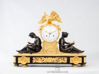 A large French Louis XVI mantel clock study and philosophy, Remond, circa 1790. - image 2