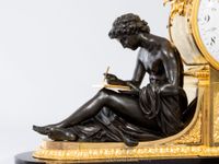 A large French Louis XVI mantel clock study and philosophy, Remond, circa 1790. - image 4