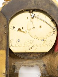 A very rare small French Louis XV ormolu bracket clock, Leroy A Paris, circa 1745 - image 8