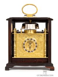 A Japanese table clock with strike and calendar, Makura-Dokei, circa 1840. - image 3