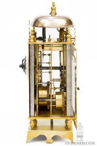 A miniature Northern French brass table lantern clock, circa 1780 - image 4