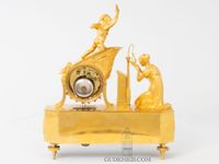 A French Empire ormolu mantel clock 'Ars Amatoria', circa 1800 - image 6