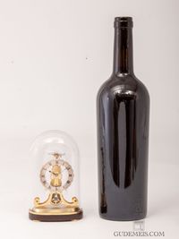A miniature English brass skeleton clock, Fenton Bury, circa 1850. - image 7