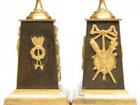 A pair of French Restoration gilt and bronze ewers/candle sticks, circa 1825 - image 5