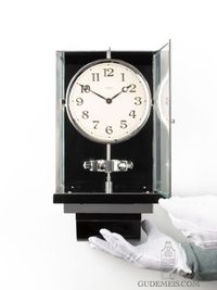 A French Art Deco Reutter patent wall atmos clock RM1, circa 1934. - image 2