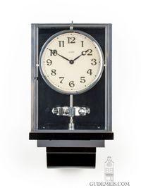 A French Art Deco Reutter patent wall atmos clock RM1, circa 1934. - image 4