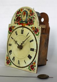 An early German Black Forest polychrome Cuckoo wall clock, circa 1830 - image 2