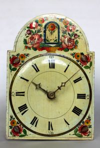 An early German Black Forest polychrome Cuckoo wall clock, circa 1830 - image 3