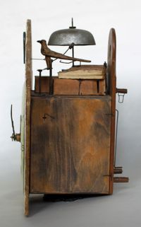 An early German Black Forest polychrome Cuckoo wall clock, circa 1830 - image 5