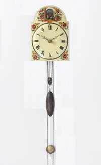 An early German Black Forest polychrome Cuckoo wall clock, circa 1830 - image 1