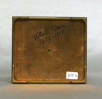 An attractive French brass paste set Anglaise carriage clock with alarm, circa 1900. - image 5