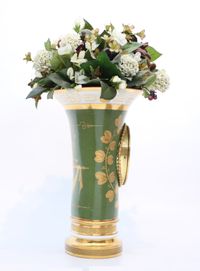 A lovely French Empire porcelain urn mantel clock, circa 1800 - image 2