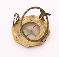 A German brass pocket sundial Andreas Vogler, circa 1740 - image 1