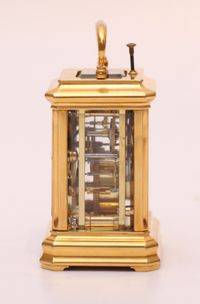 A small Swiss carriage timepiece with repetition, circa 1860 - image 2