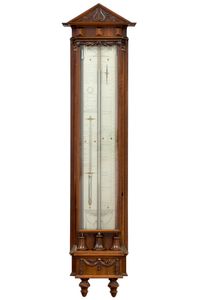 A fine Dutch Louis XVI mahogany barometer by P. Wast, circa 1810 - image 1