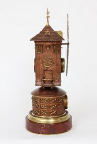 A rare French industrial mantel clock, windmill, circa 1880 - image 7